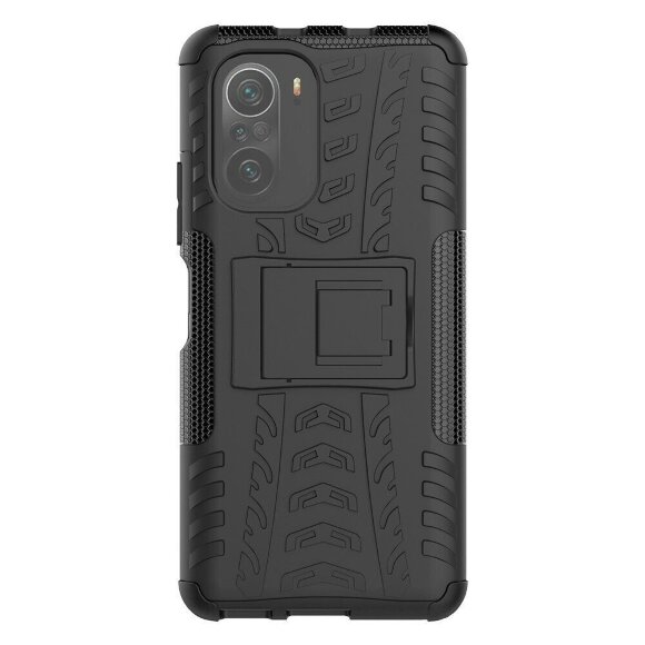 Чехол Hybrid Armor для Xiaomi Mi 11i / Redmi K40 / Redmi K40 Pro / Xiaomi Poco F3 (черный)