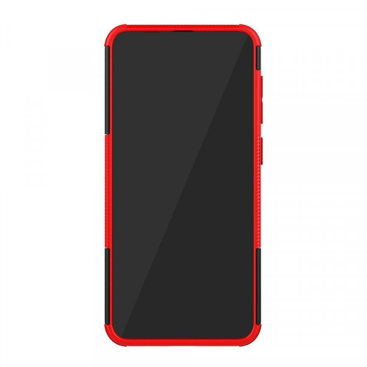 Чехол Hybrid Armor для Samsung Galaxy A30 / Galaxy A20 (черный + красный)