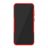 Чехол Hybrid Armor для Samsung Galaxy A30 / Galaxy A20 (черный + красный)