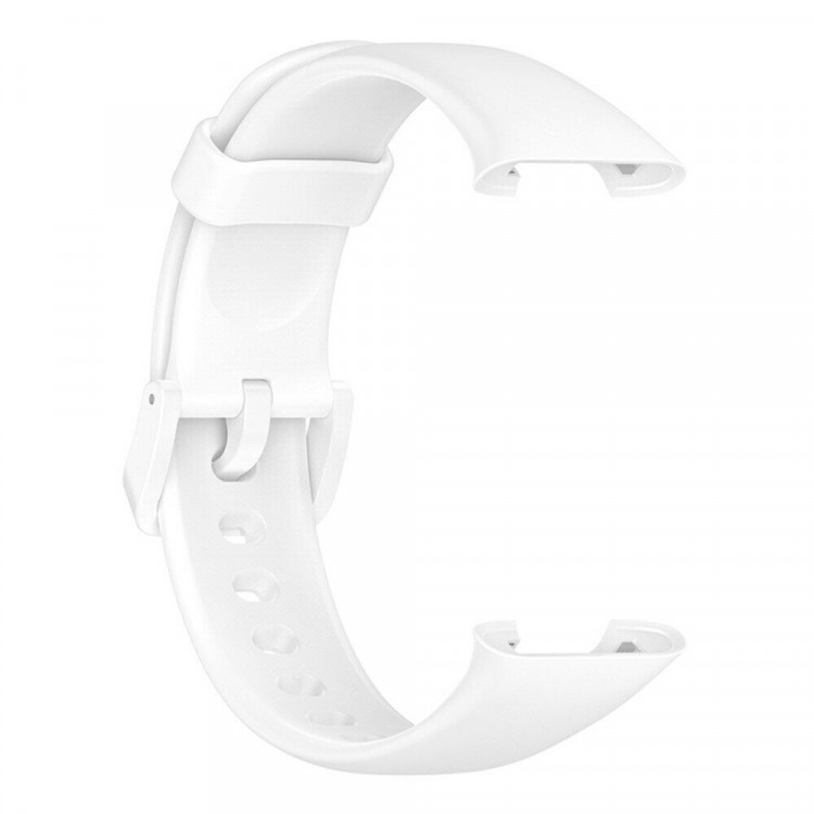 Силиконовый ремешок для Xiaomi Smart Band 7 Pro (белый)