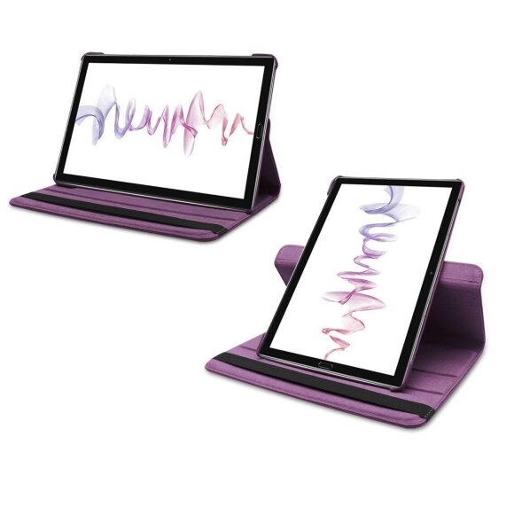 Поворотный чехол для Huawei MediaPad M6 10.8 (фиолетовый) Поворотный чехол для Huawei MediaPad M6 10.8 (фиолетовый)