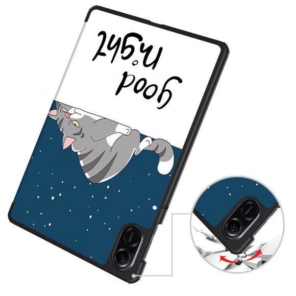 Чехол Smart Case для HONOR Pad X9, ELN-W09, 5301AGJC (Good Night Cat)