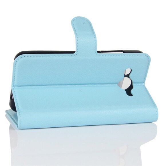 Чехол с визитницей для Huawei Y3 2017 (голубой)