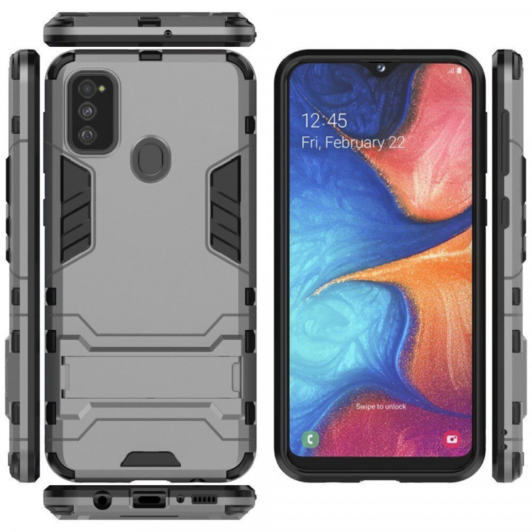 Чехол Duty Armor для Samsung Galaxy M30s / Galaxy M21 (серый)