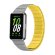 Ремешок для Samsung Galaxy Fit 3 Magnetic Silicone (серый, желтый)
