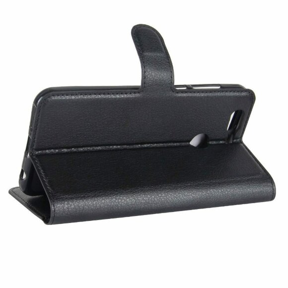 Чехол с визитницей для Huawei Nova 2 Plus (черный) Чехол с визитницей для Huawei Nova 2 Plus (черный)