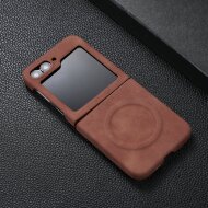 Чехол с MagSafe для Samsung Galaxy Z Flip5 (коричневый)