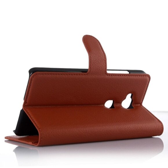 Чехол с визитницей для Huawei Honor 5X (коричневый) Чехол с визитницей для Huawei Honor 5X (коричневый)