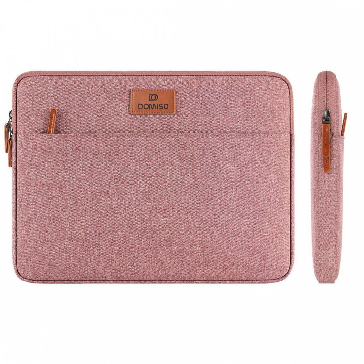 Тканевый чехол DOMISO для ноутбука и Macbook 13,3 дюйма (LP10 розовый)