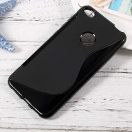 Нескользящий чехол для Huawei Honor 8 lite (черный) Нескользящий чехол для Huawei Honor 8 lite (черный)