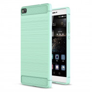 Чехол-накладка Carbon Fibre для Huawei P8 (сине-зеленый) Чехол-накладка Carbon Fibre для Huawei P8 (сине-зеленый)