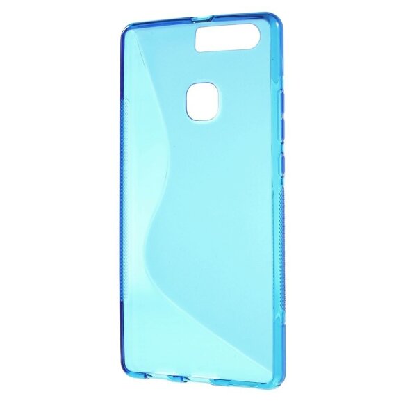 Нескользящий чехол для Huawei P9 Plus (голубой)