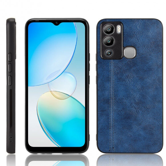 Чехол из экокожи для Infinix Hot 12i (синий) Чехол из экокожи для Infinix Hot 12i (синий)