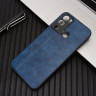 Чехол из экокожи для Infinix Hot 12i (синий)