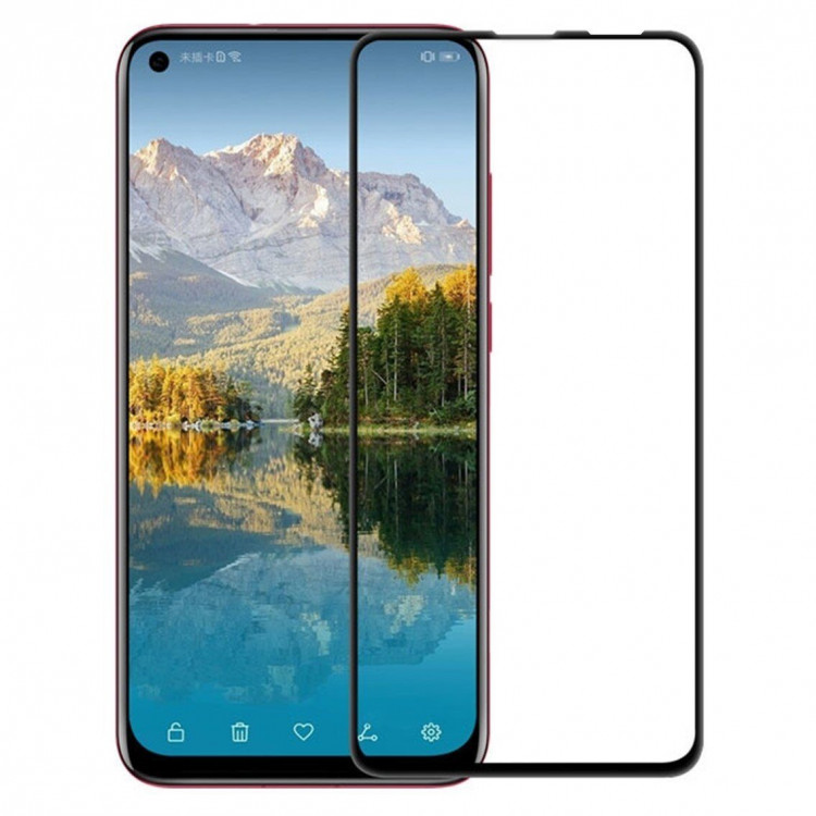 Защитное стекло 3D для Huawei nova 4 (черный)