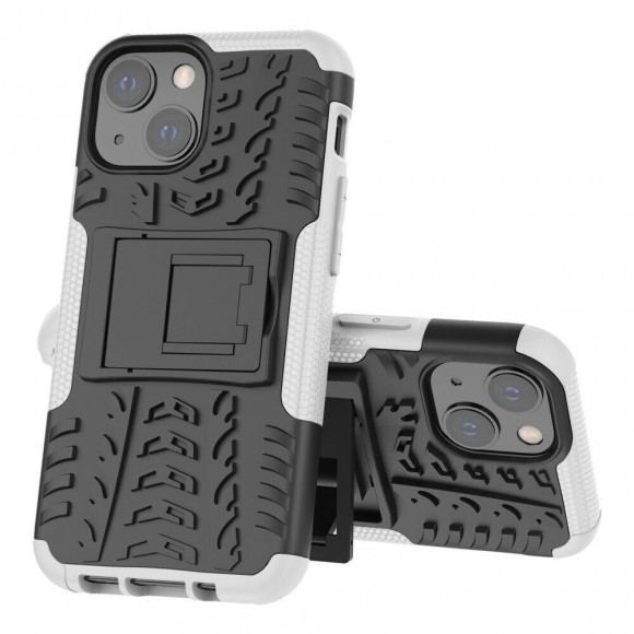 Чехол Hybrid Armor для iPhone 13 mini (черный + белый) Чехол Hybrid Armor для iPhone 13 mini (черный + белый)