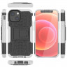 Чехол Hybrid Armor для iPhone 13 mini (черный + белый)