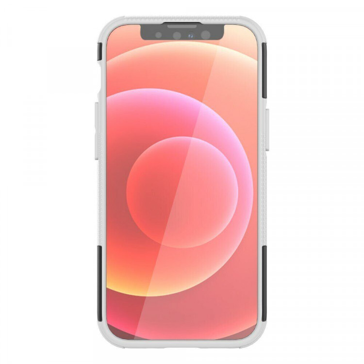 Чехол Hybrid Armor для iPhone 13 mini (черный + белый)