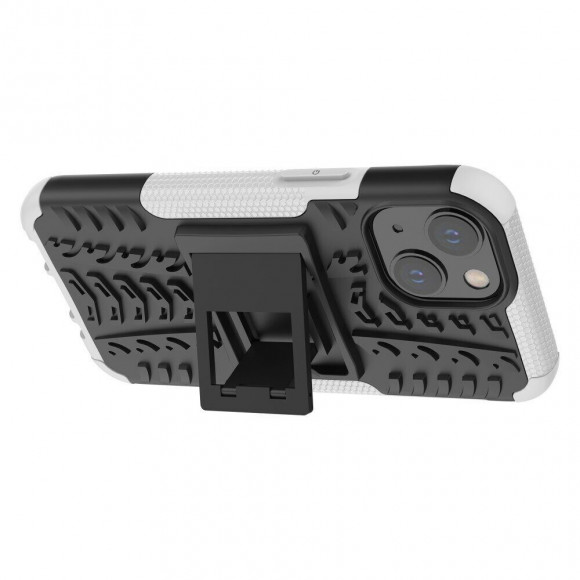Чехол Hybrid Armor для iPhone 13 mini (черный + белый) Чехол Hybrid Armor для iPhone 13 mini (черный + белый)