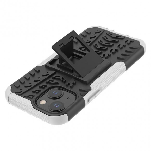Чехол Hybrid Armor для iPhone 13 mini (черный + белый) Чехол Hybrid Armor для iPhone 13 mini (черный + белый)