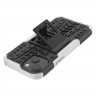 Чехол Hybrid Armor для iPhone 13 mini (черный + белый)
