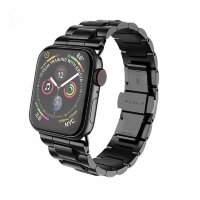 Стальной браслет HOCO Premium для Apple Watch 44 - Series 4 / Series 3 / 2 / 1 (42мм) (черный)