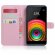 Чехол с визитницей для LG X Power K220DS  (розовый)