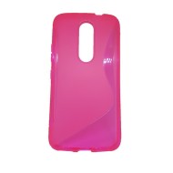Нескользящий чехол для Motorola Moto M (малиновый) Нескользящий чехол для Motorola Moto M (малиновый)