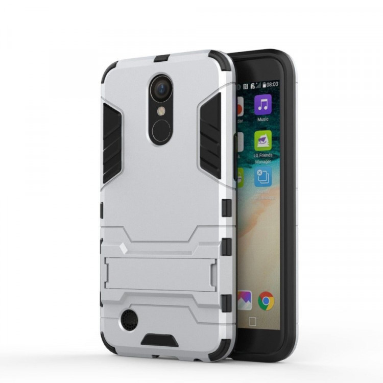 Чехол Duty Armor для LG K10 (2017) M250 (серебряный)