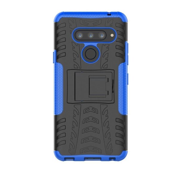 Чехол Hybrid Armor для LG V40 ThinQ (черный + голубой) Чехол Hybrid Armor для LG V40 ThinQ (черный + голубой)
