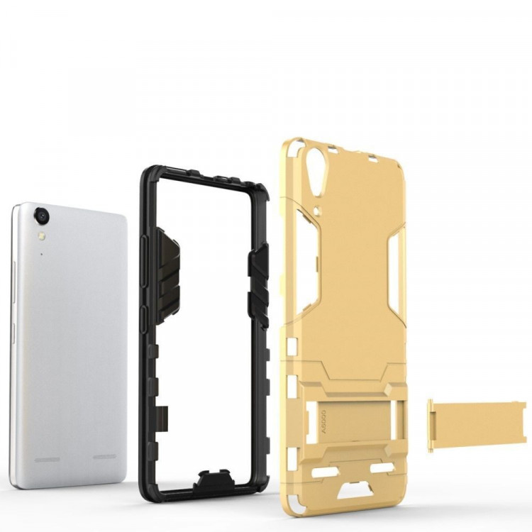 Чехол Duty Armor для Lenovo A6000 / A6000 Plus (золотой)