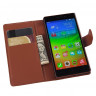 Чехол с визитницей для Lenovo Vibe X2 (коричневый)
