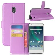 Чехол с визитницей для Nokia 2 (фиолетовый) Чехол с визитницей для Nokia 2 (фиолетовый)
