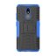 Чехол Hybrid Armor для Nokia 3.2 (черный + голубой)