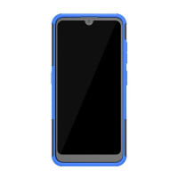 Чехол Hybrid Armor для Nokia 3.2 (черный + голубой)