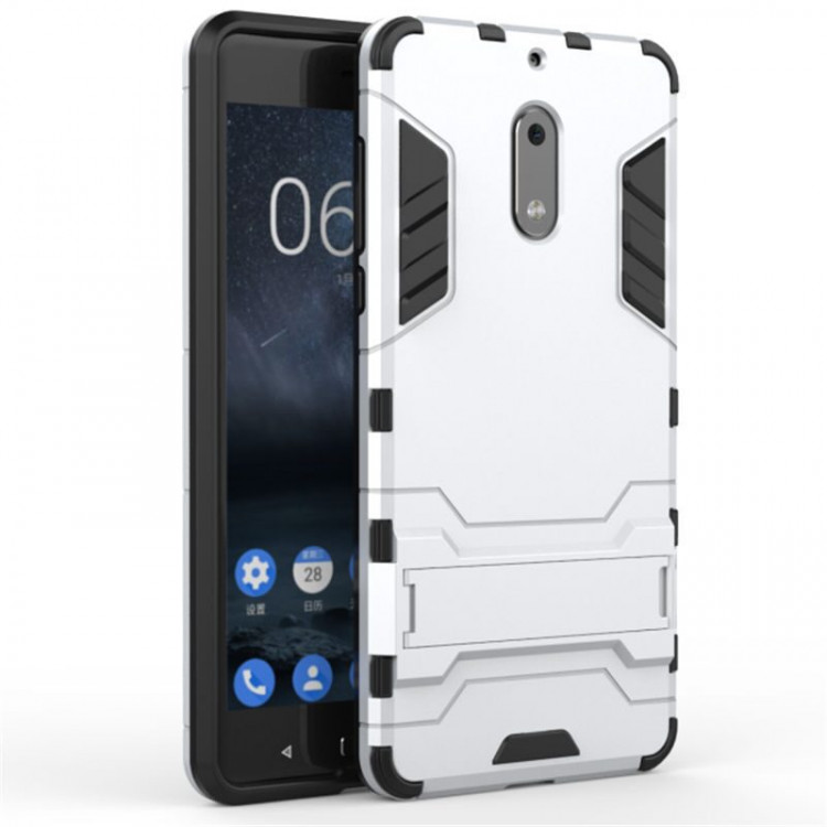 Чехол Duty Armor для Nokia 6 (серебряный)