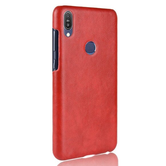 Чехол Litchi Texture для Asus Zenfone Max Pro (M1) ZB601KL / ZB602KL (красный)