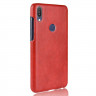 Чехол Litchi Texture для Asus Zenfone Max Pro (M1) ZB601KL / ZB602KL (красный)