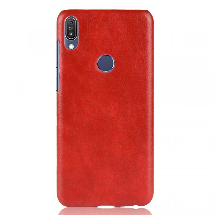 Чехол Litchi Texture для Asus Zenfone Max Pro (M1) ZB601KL / ZB602KL (красный)