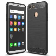 Чехол-накладка Carbon Fibre для OPPO F5 (черный)