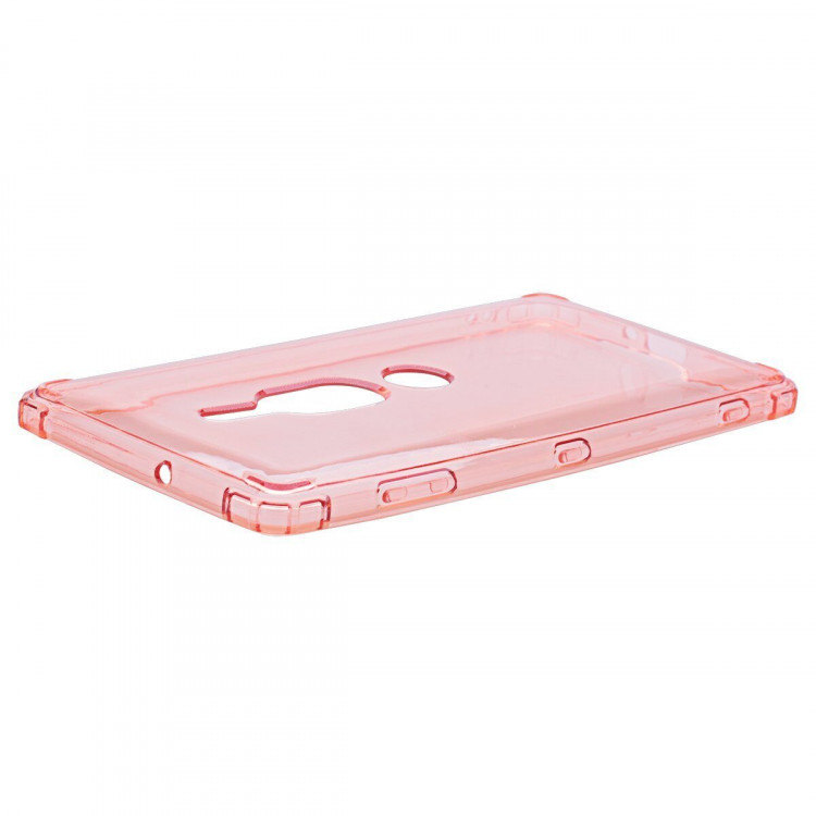 Силиконовый чехол с усиленными бортиками для Sony Xperia XZ2 Premium (розовый)