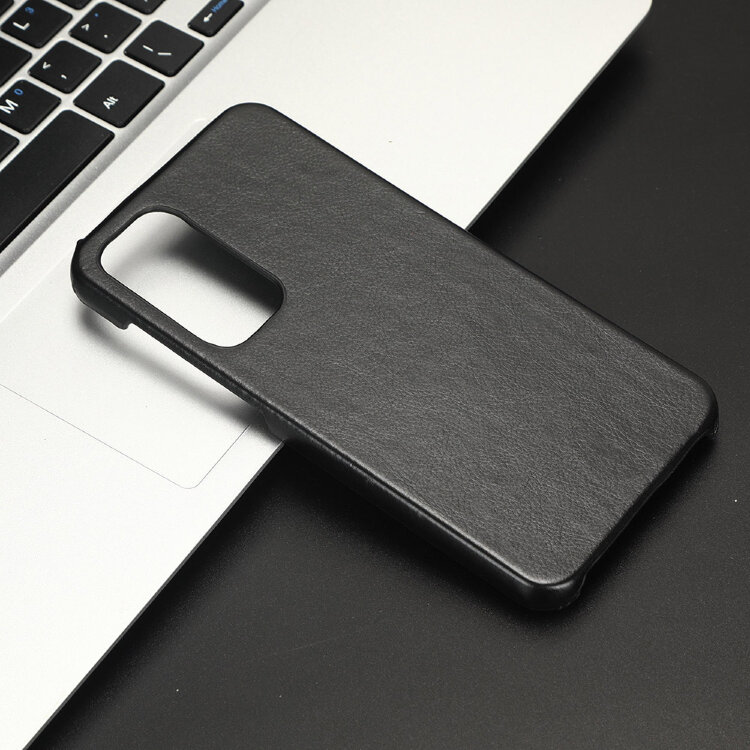 Кожаная накладка-чехол для Samsung Galaxy S23 Plus (черный)