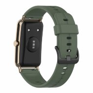 Силиконовый ремешок для Huawei Watch Fit Mini и часов с креплением 16мм (темно-зеленый) Силиконовый ремешок для Huawei Watch Fit Mini и часов с креплением 16мм (темно-зеленый)