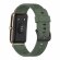 Силиконовый ремешок для Huawei Watch Fit Mini и часов с креплением 16мм (темно-зеленый)