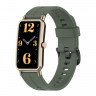 Силиконовый ремешок для Huawei Watch Fit Mini и часов с креплением 16мм (темно-зеленый)