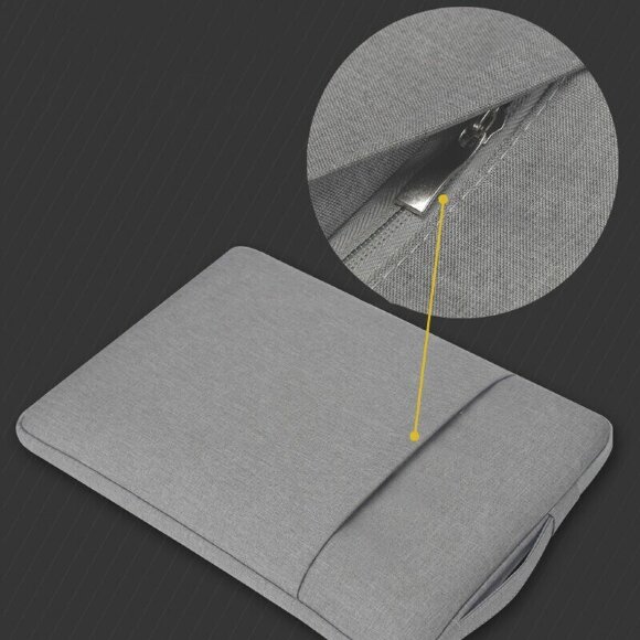 Чехол POFOKO Denim Business для ноутбука и Macbook 13,6 дюйма (темно-синий)