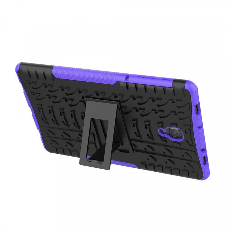 Чехол Hybrid Armor для Samsung Galaxy Tab A 10.5 (2018) SM-T590 / SM-T595 (черный + фиолетовый)