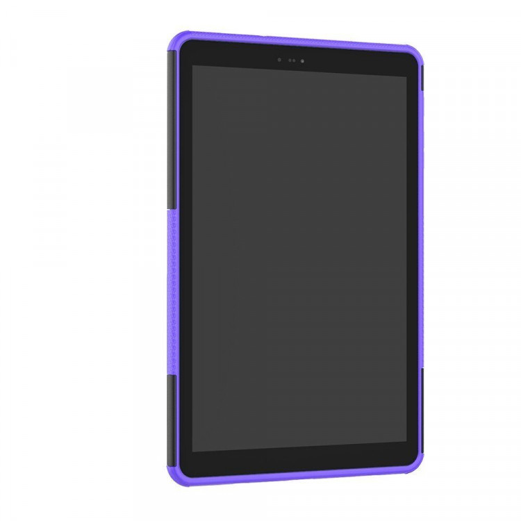 Чехол Hybrid Armor для Samsung Galaxy Tab A 10.5 (2018) SM-T590 / SM-T595 (черный + фиолетовый)