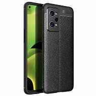 Чехол-накладка Litchi Grain для Realme GT Neo2, Realme GT Neo 3T (черный)
