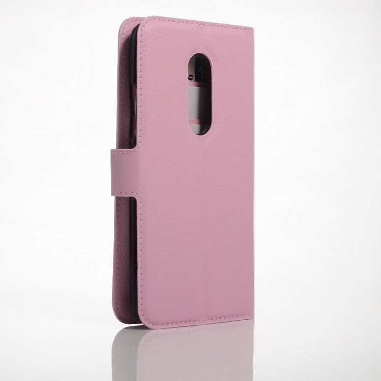 Чехол с визитницей для ZTE Axon 7 (розовый)